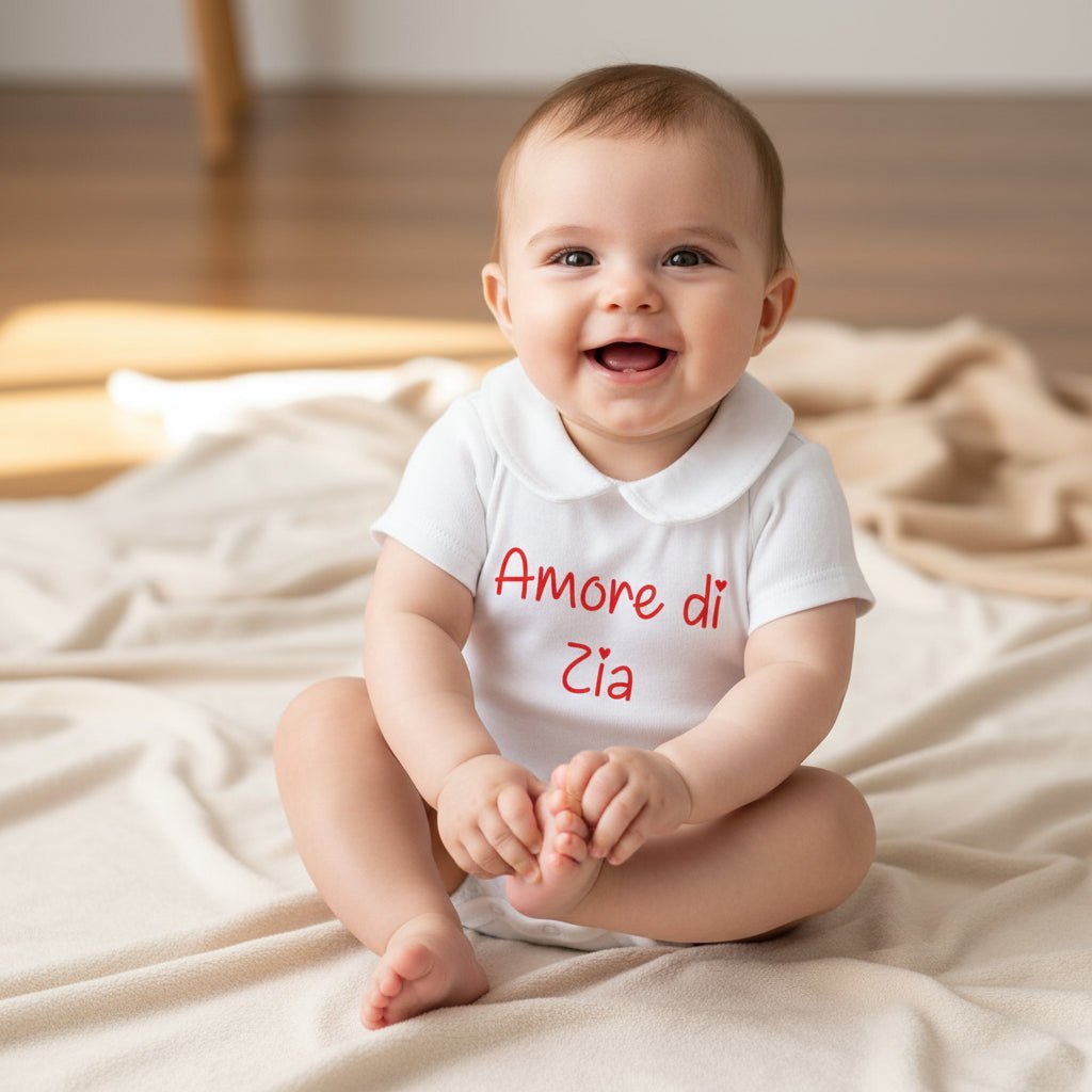 Body in cotone manica corta con colletto Unisex - Be Brave Boutique