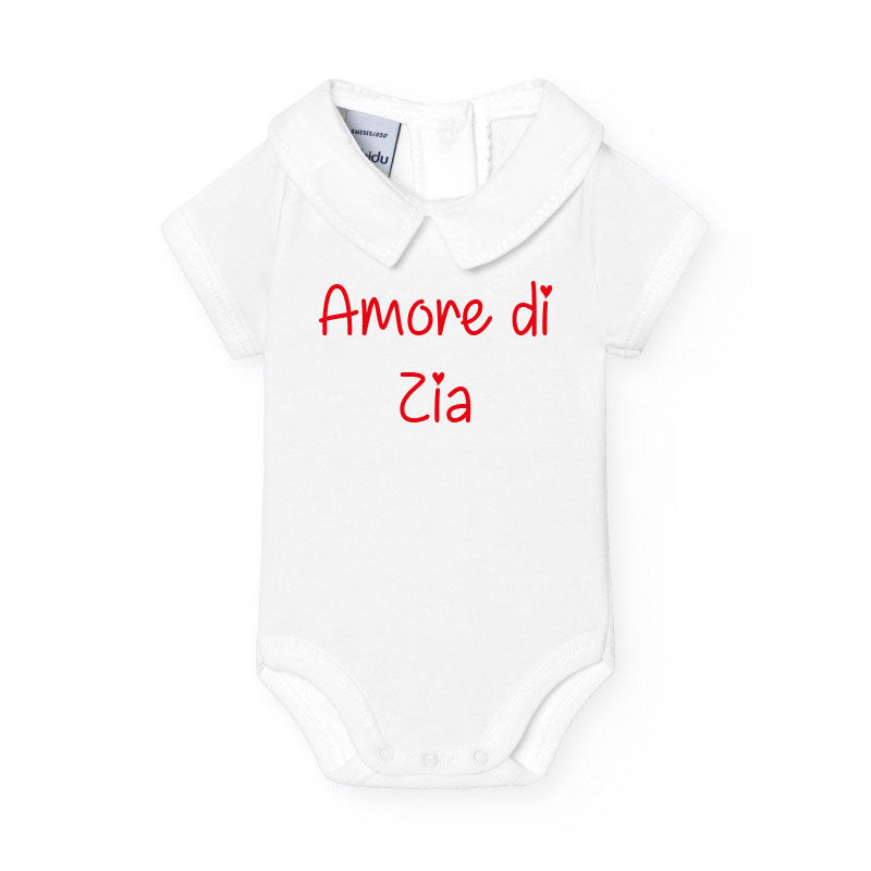 Body in cotone manica corta con colletto Unisex - Be Brave Boutique