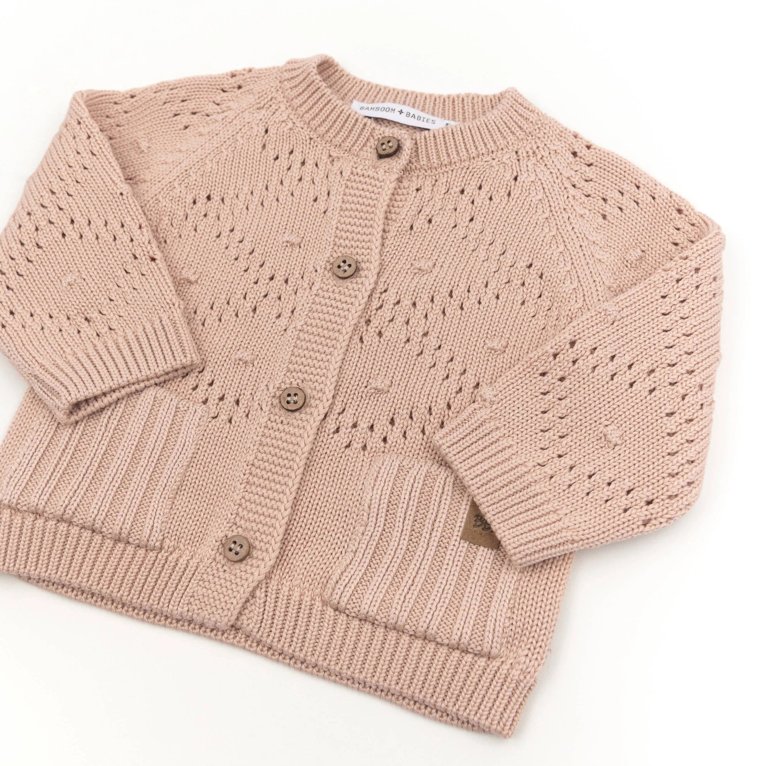 Cardigan ajour bimba - Rosa 04