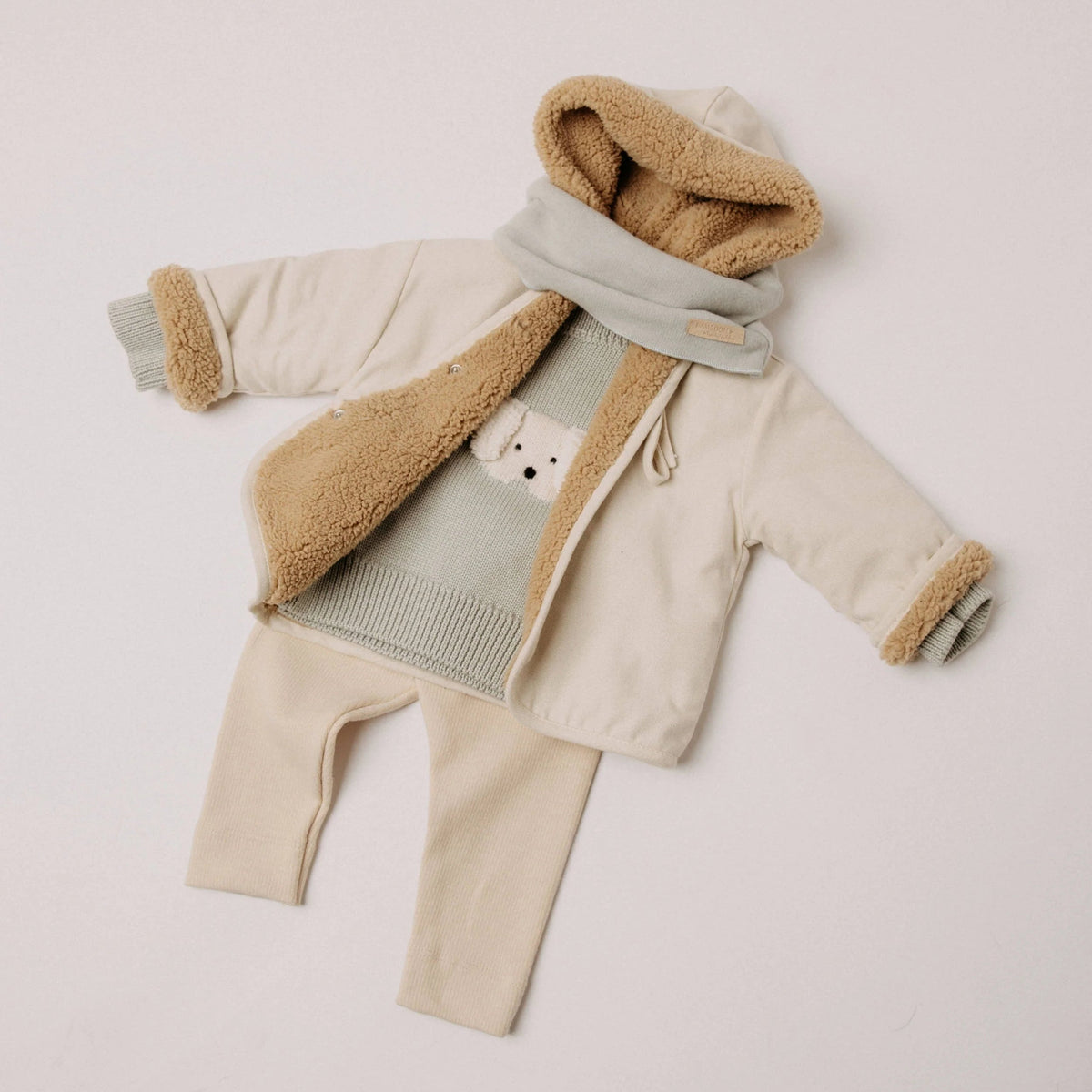 Cardigan with ears - SAND 10