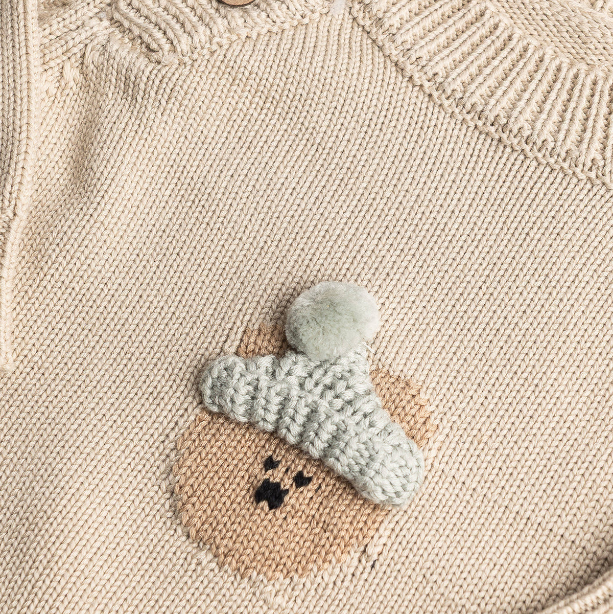 Cardigan with ears - SAND 10