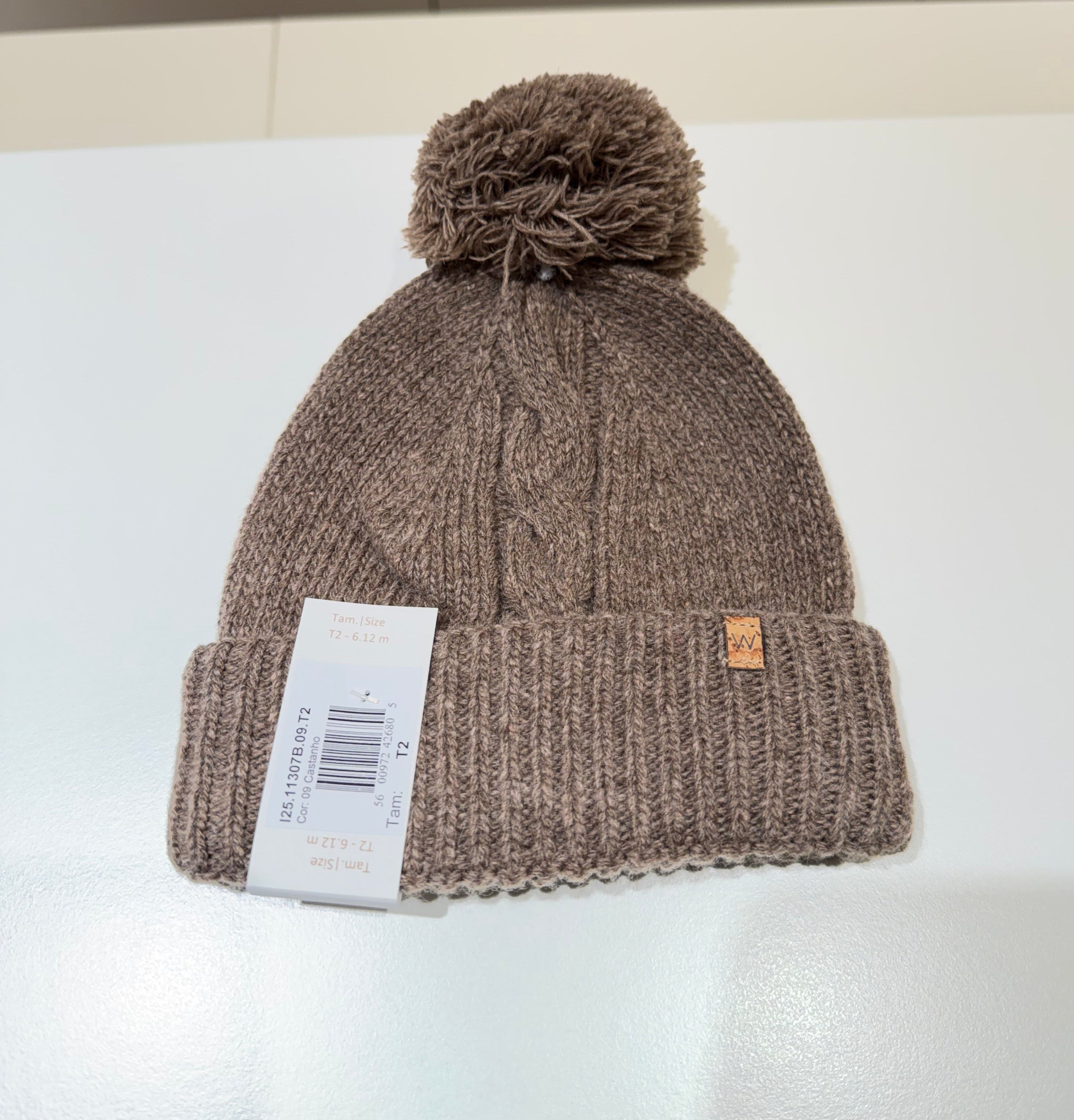 Cappello in Lana Brown Wedoble