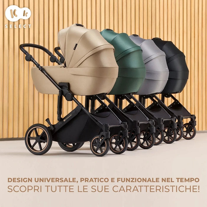 Passeggino Trio PRIME 2 Kinderkraft Beige IN ARRIVO - Be Brave Boutique