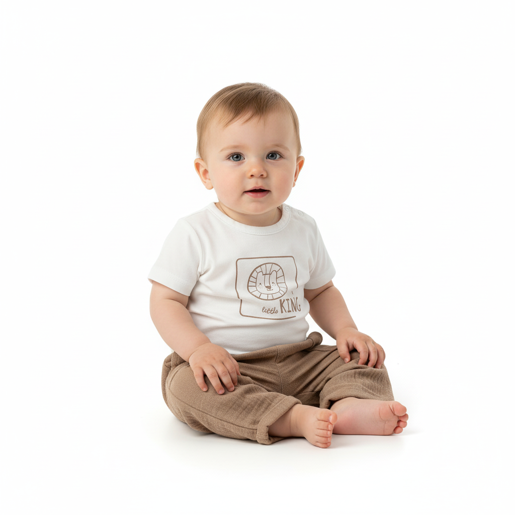 Completo in cotone per bambini 3 pz