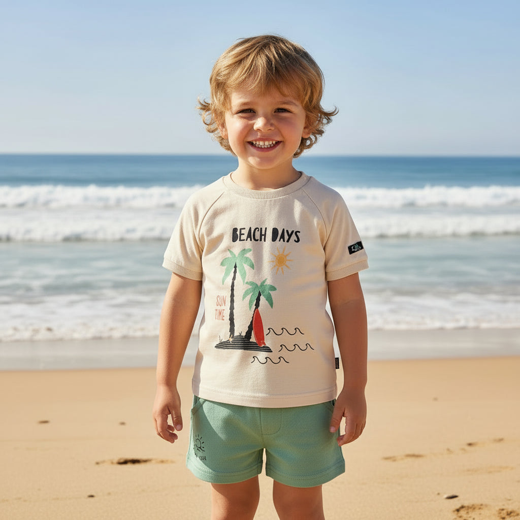 Completo in cotone per bambini 2pz