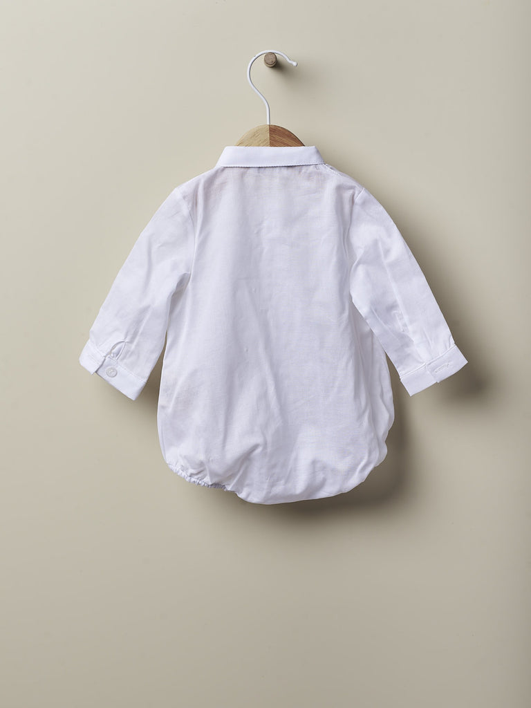 camicia bianca bimbo in cotone - Be Brave Boutique