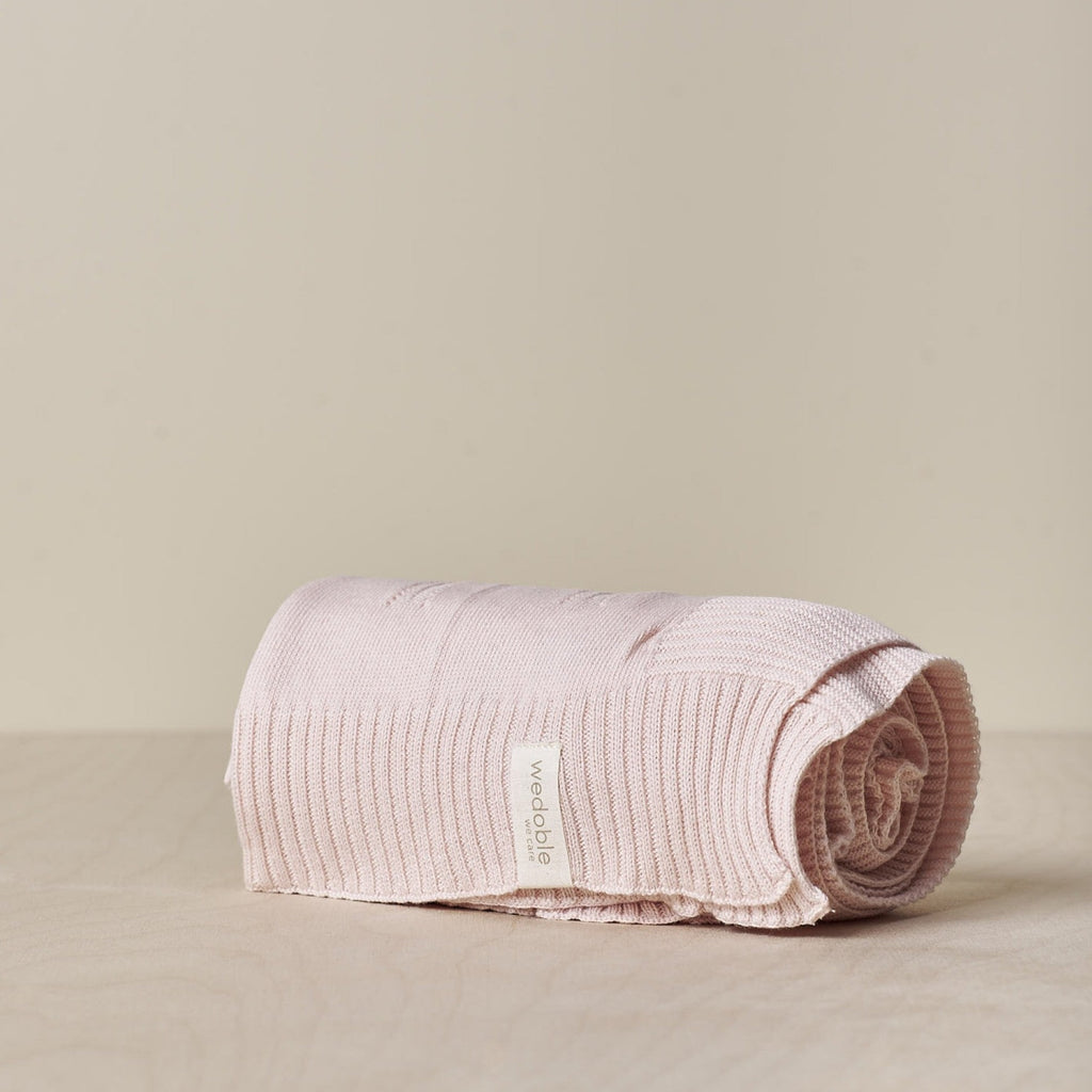 Copertina in cotone organico Soft Touch Rosa - Be Brave Boutique