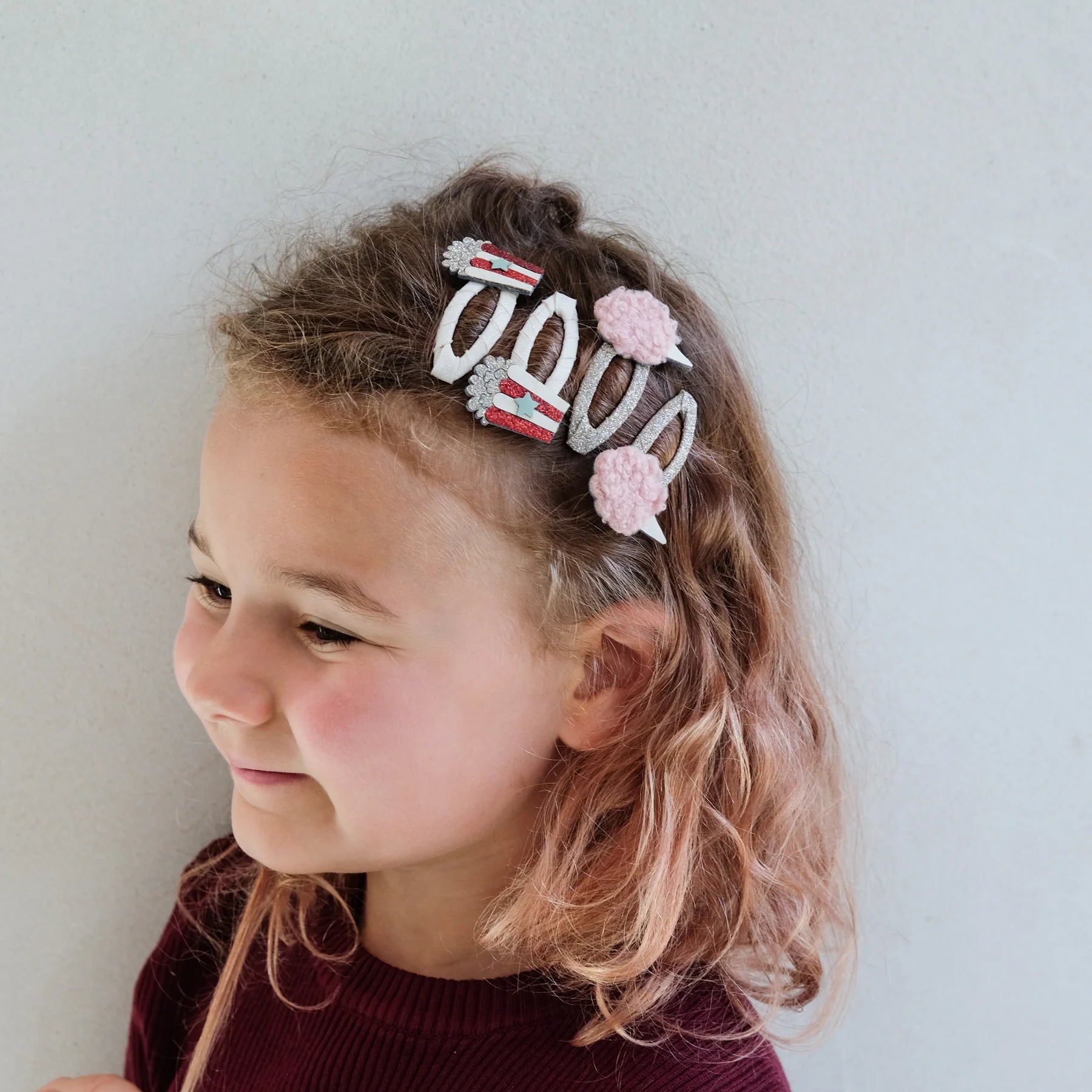 Clip  popcorn e zucchero filato - Be Brave Boutique