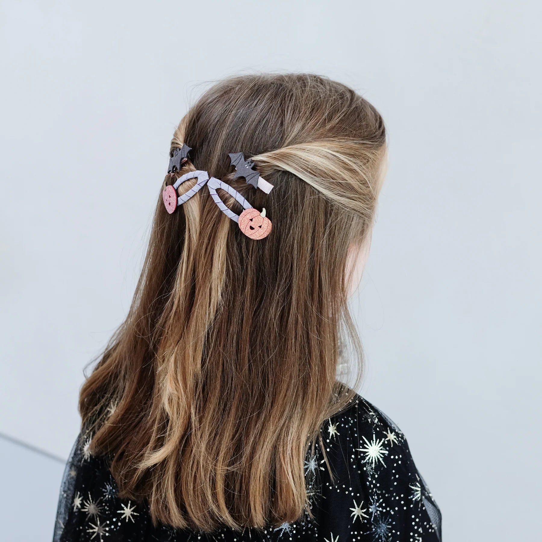 Set di clip a forma di zucca e pipistrello - Be Brave Boutique