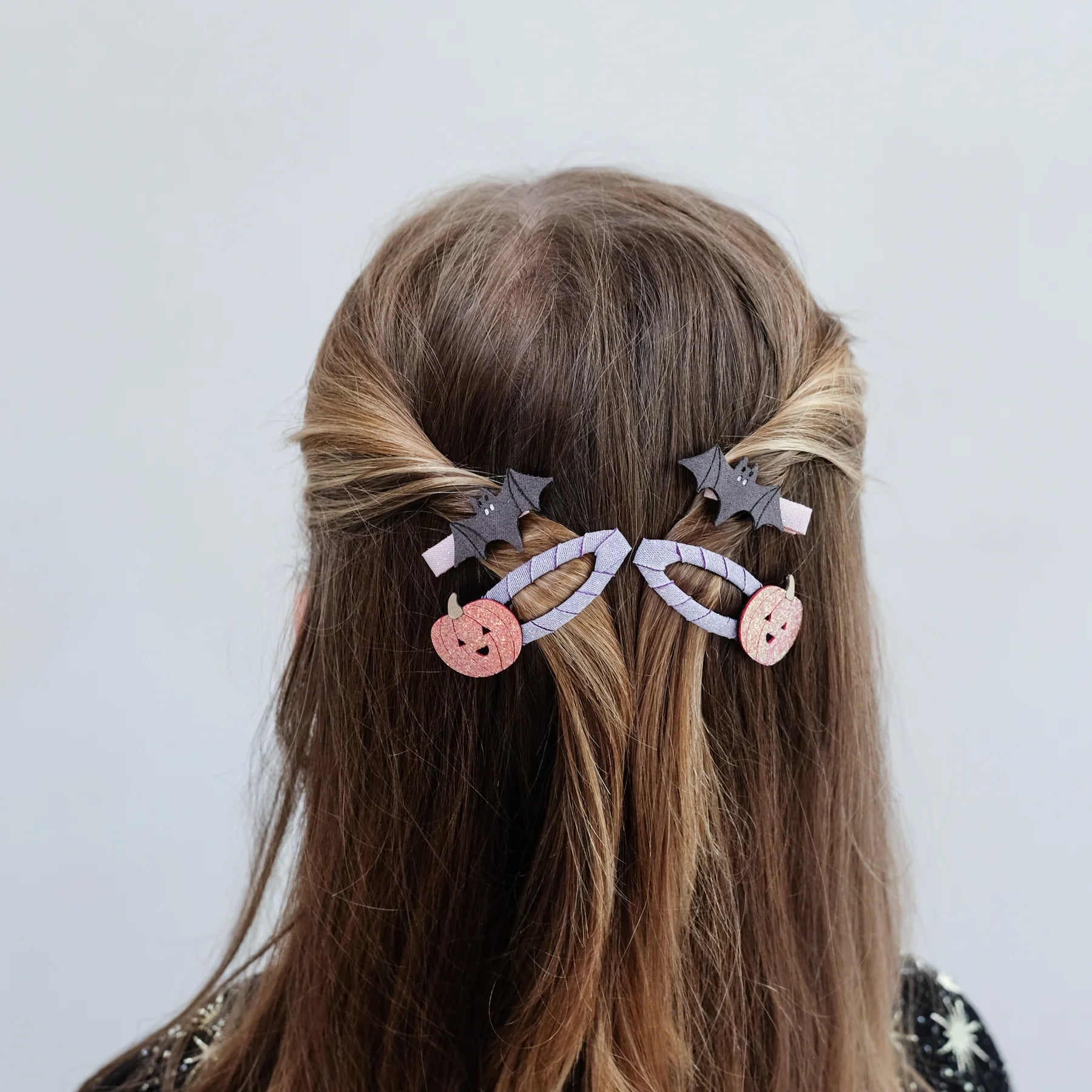 Set di clip a forma di zucca e pipistrello - Be Brave Boutique