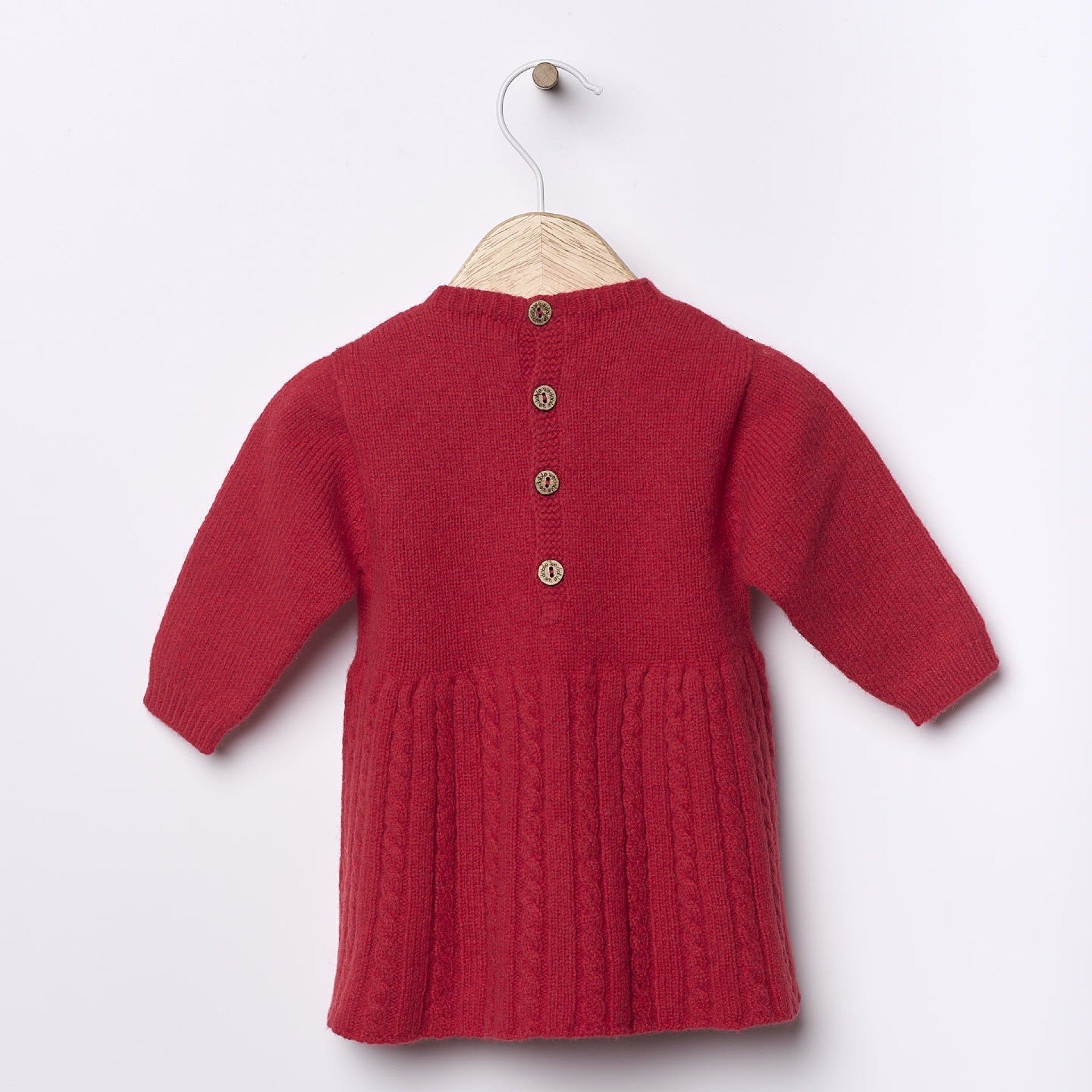 Abito in lana merinos extra fine  Rosso