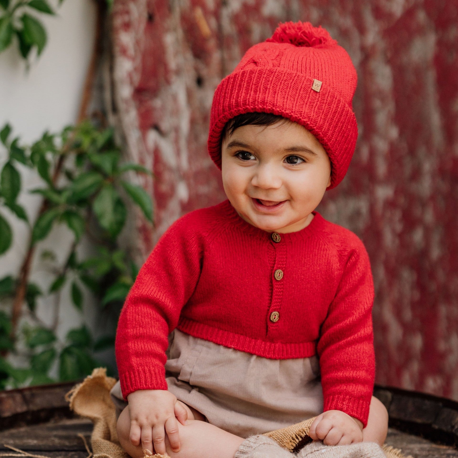 Cappello in Lana Rosso Wedoble