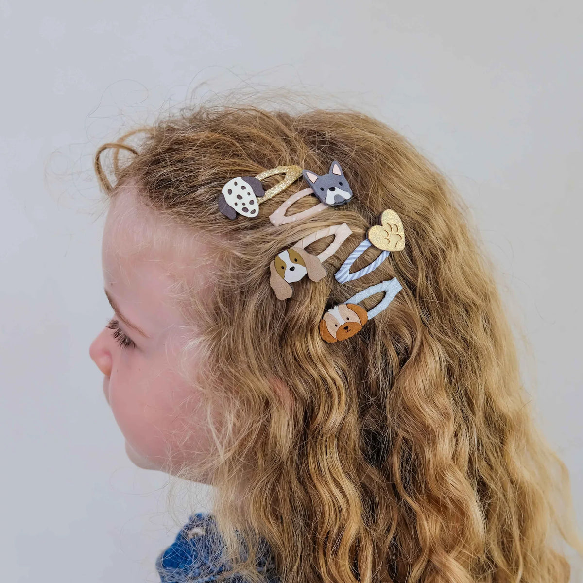 Mini fermagli per capelli a tema cucciolo