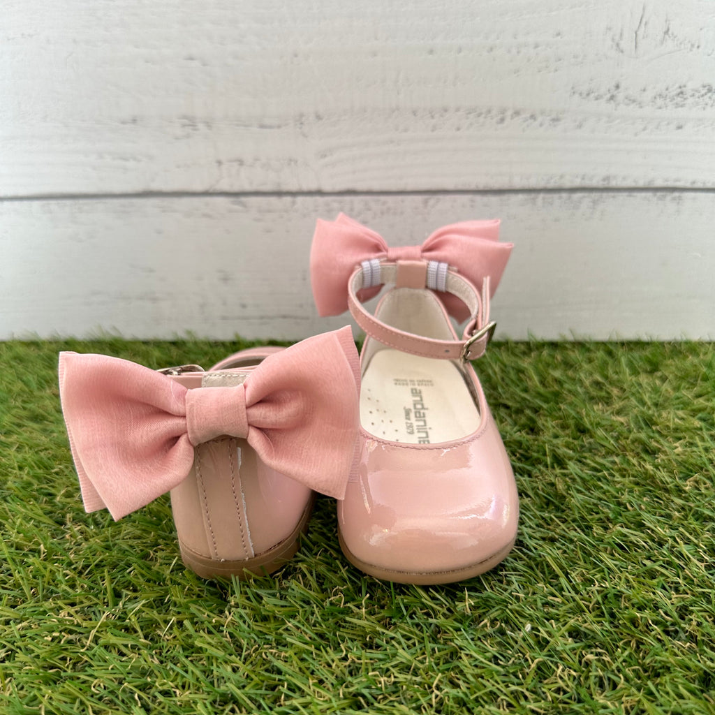 ANDANINES Ballerine eleganti con fiocco Rosa e plantare anatomico - Be Brave Boutique