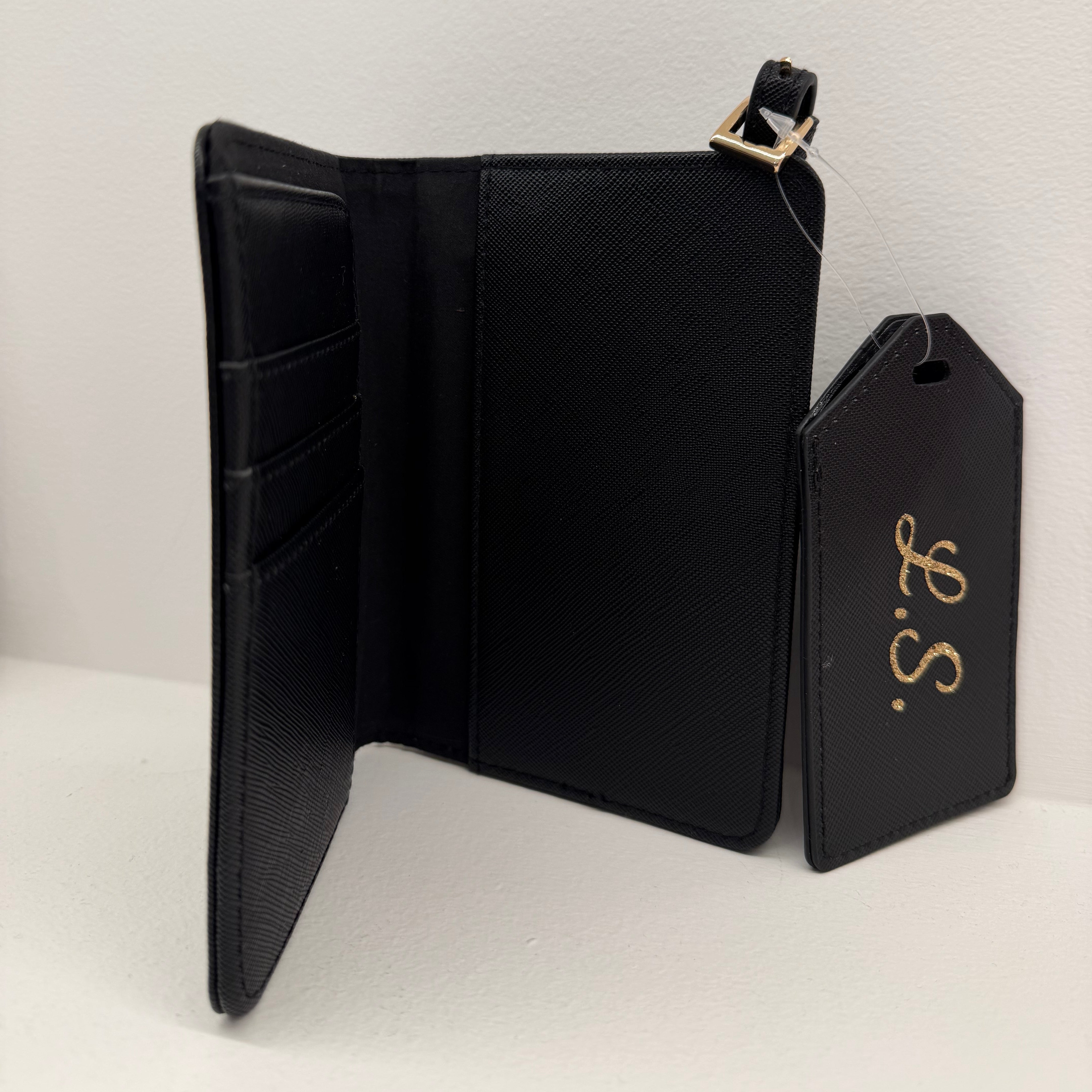 Porta Passaporto personalizzabile Con etichetta per valigia