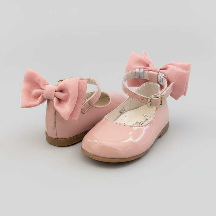 ANDANINES Ballerine eleganti con fiocco Rosa e plantare anatomico - Be Brave Boutique