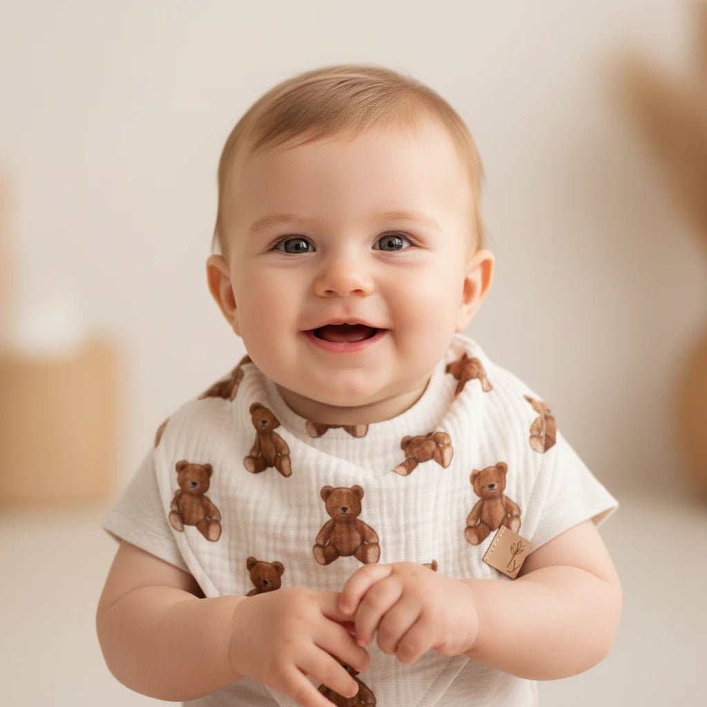 Set di 3 bavaglini Orsetto teddy