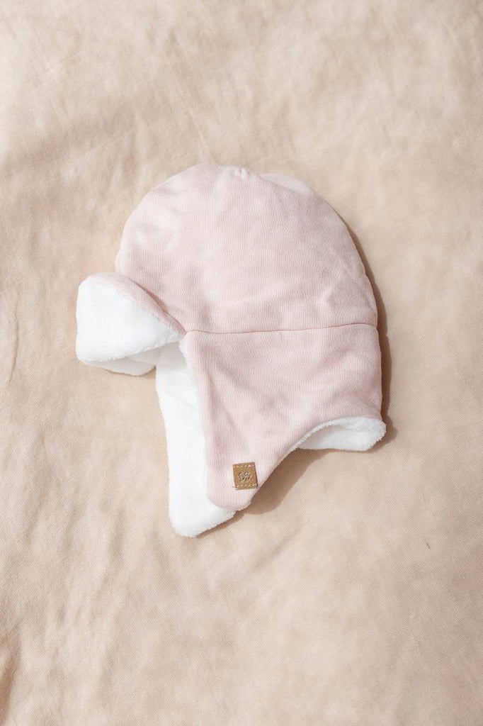 Cappellino pilota con teddy - Water Pink-77 - Be Brave Boutique