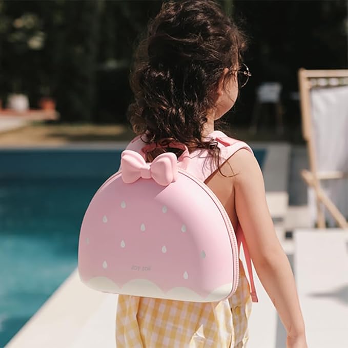 Zaino Fragola e Fiocco per bambini Non Personalizzabile - Be Brave Boutique