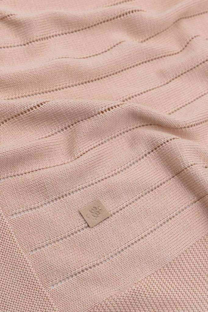 Copertina Righe Knitted - ROSA 04 - Be Brave Boutique