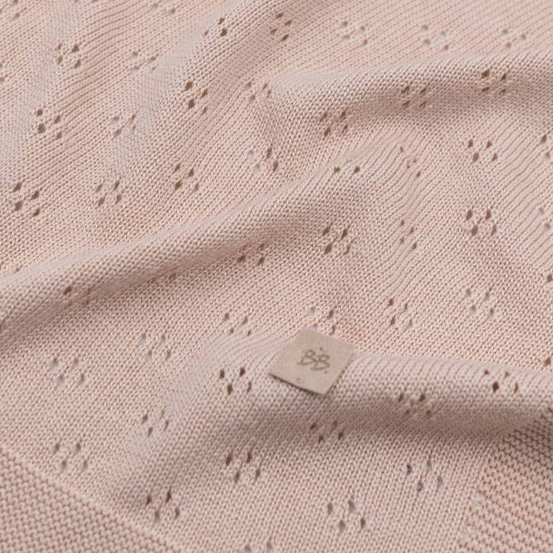 Copertina Traforata Knitted - ROSA 461 - Be Brave Boutique