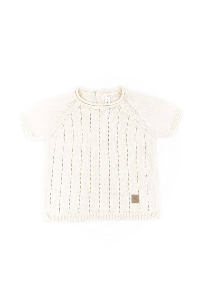 Maglia righe Knitted - BIANCO 01 - Be Brave Boutique