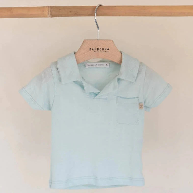 Shirt Polo bimbo - WATER PETROL 513 - Be Brave Boutique