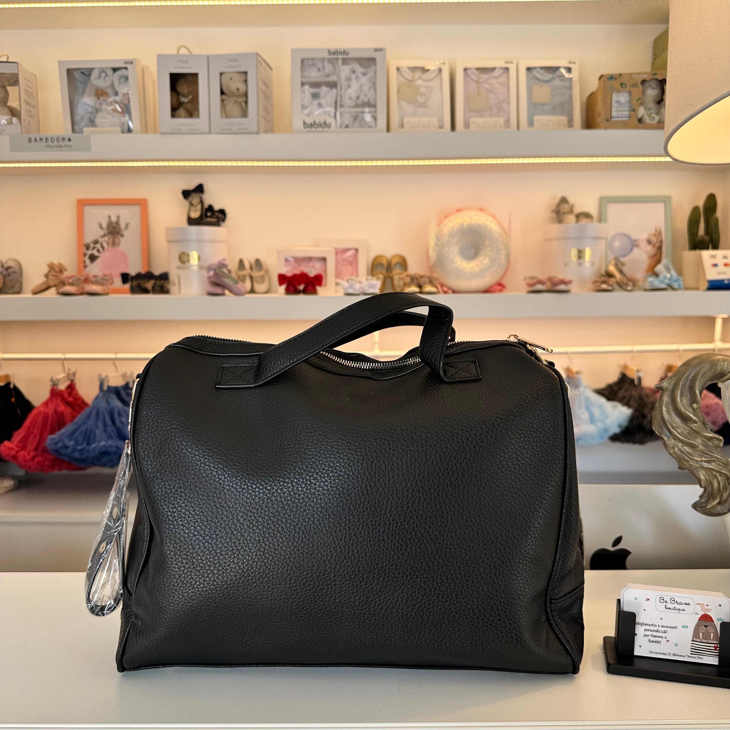 Borsa passeggio c/fasciatoio Nero Nanan con Omaggio - Be Brave Boutique