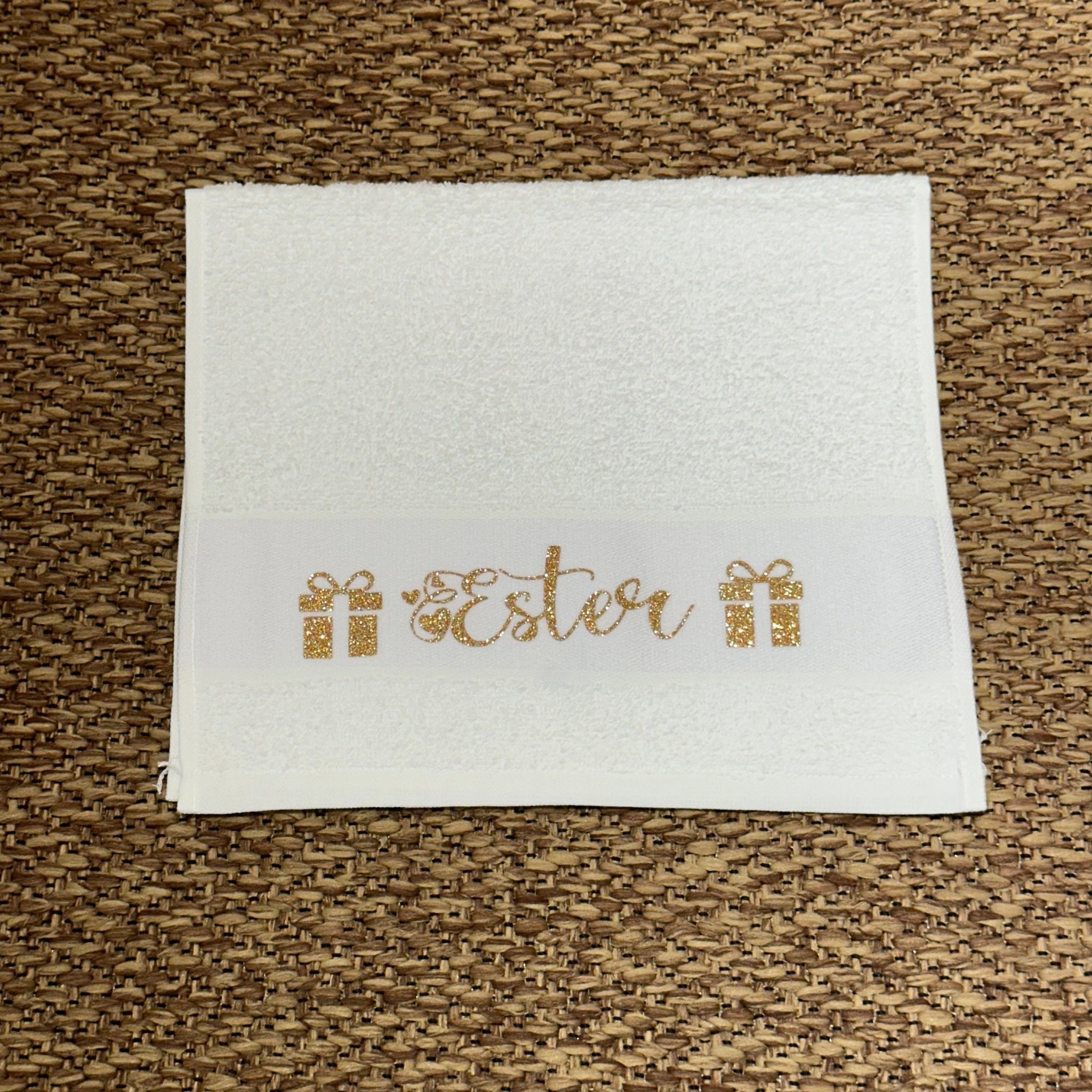 Asciugamani  Natalizio personalizzato idea regalo Natale - Be Brave Boutique