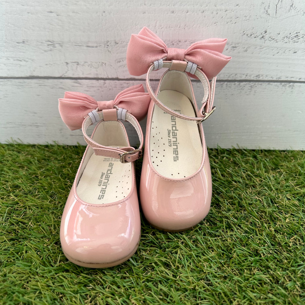 ANDANINES Ballerine eleganti con fiocco Rosa e plantare anatomico - Be Brave Boutique