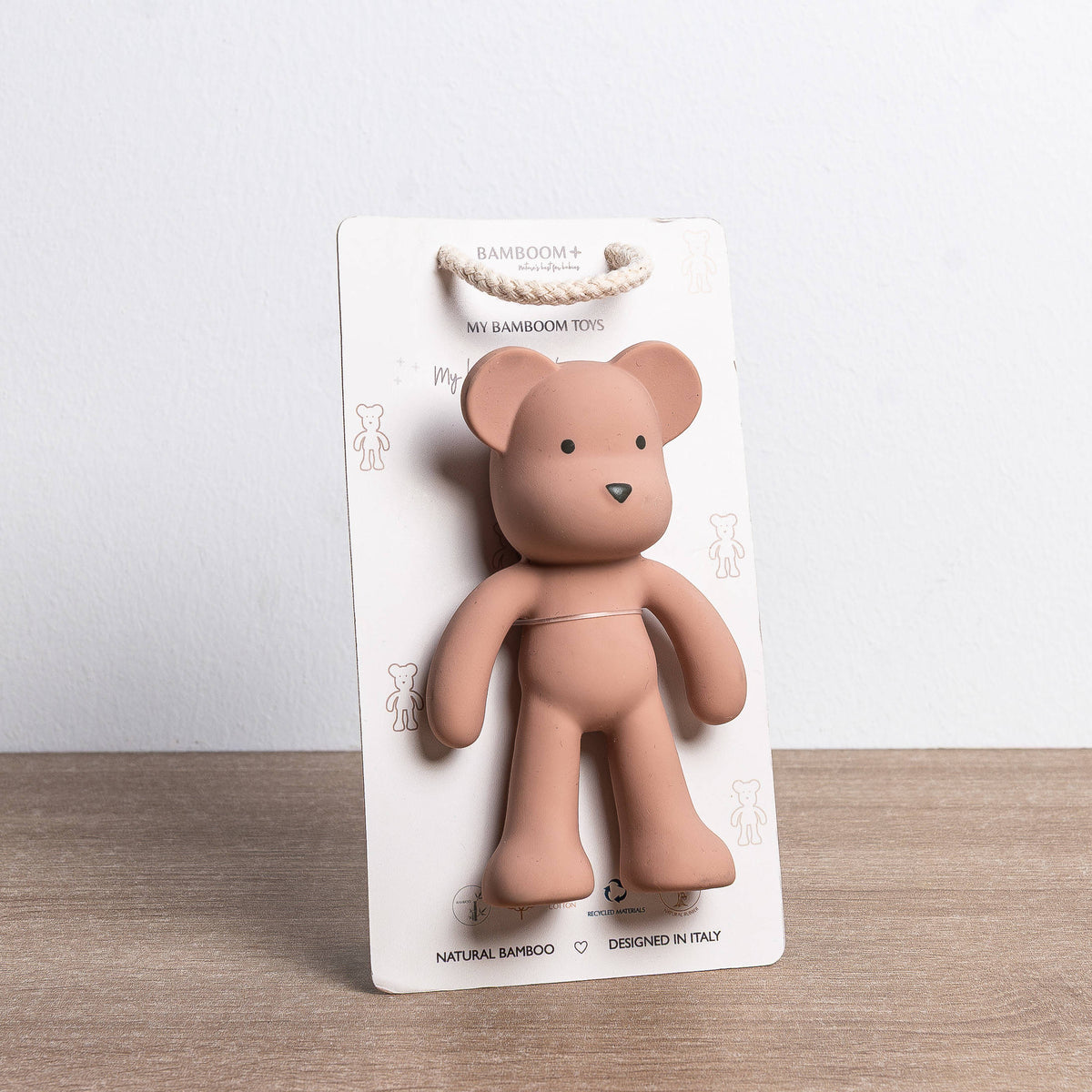 Scimmietta Gomma Naturale per la dentizione - WARM PINK 426