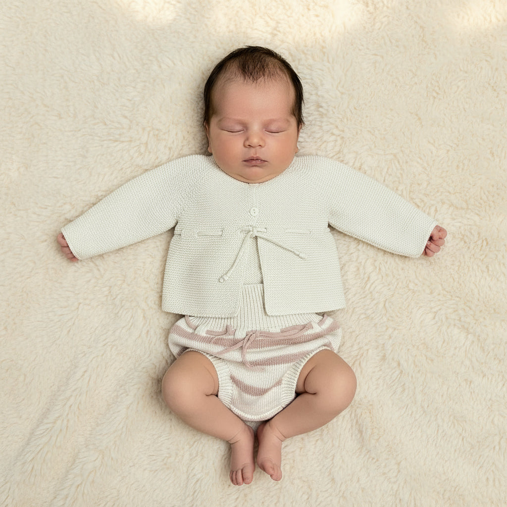 Completo Prima Nascita Unisex in Cotone Organico Li&Me - Be Brave Boutique