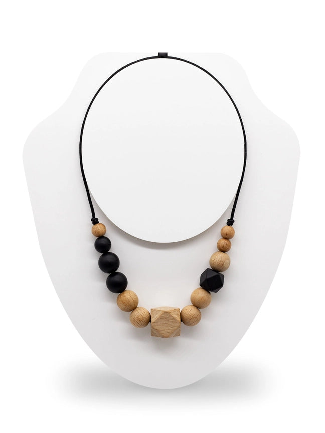 Set collana e bracciale rigido - Beachwood black - Be Brave Boutique