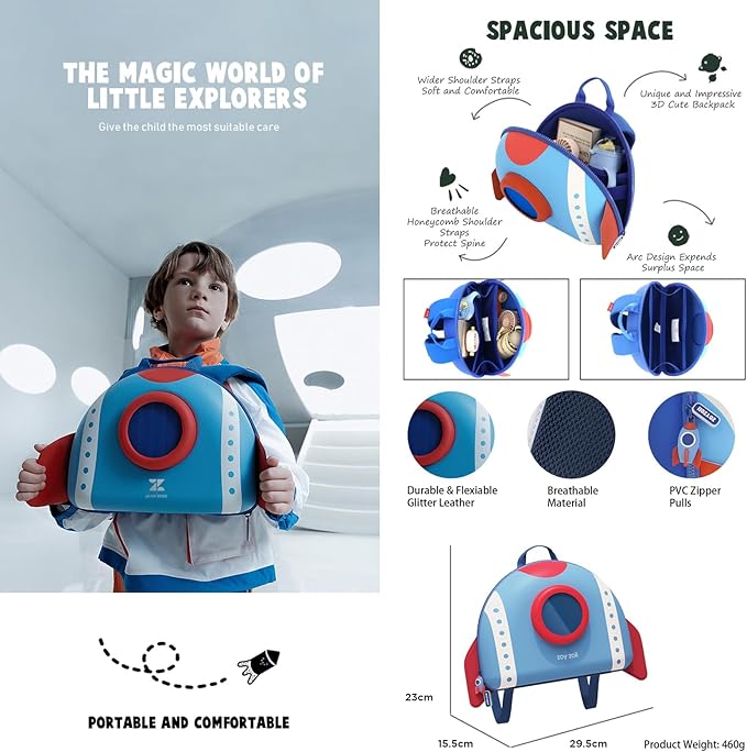 Zaino Razzo per bambini Non Personalizzabile - Be Brave Boutique