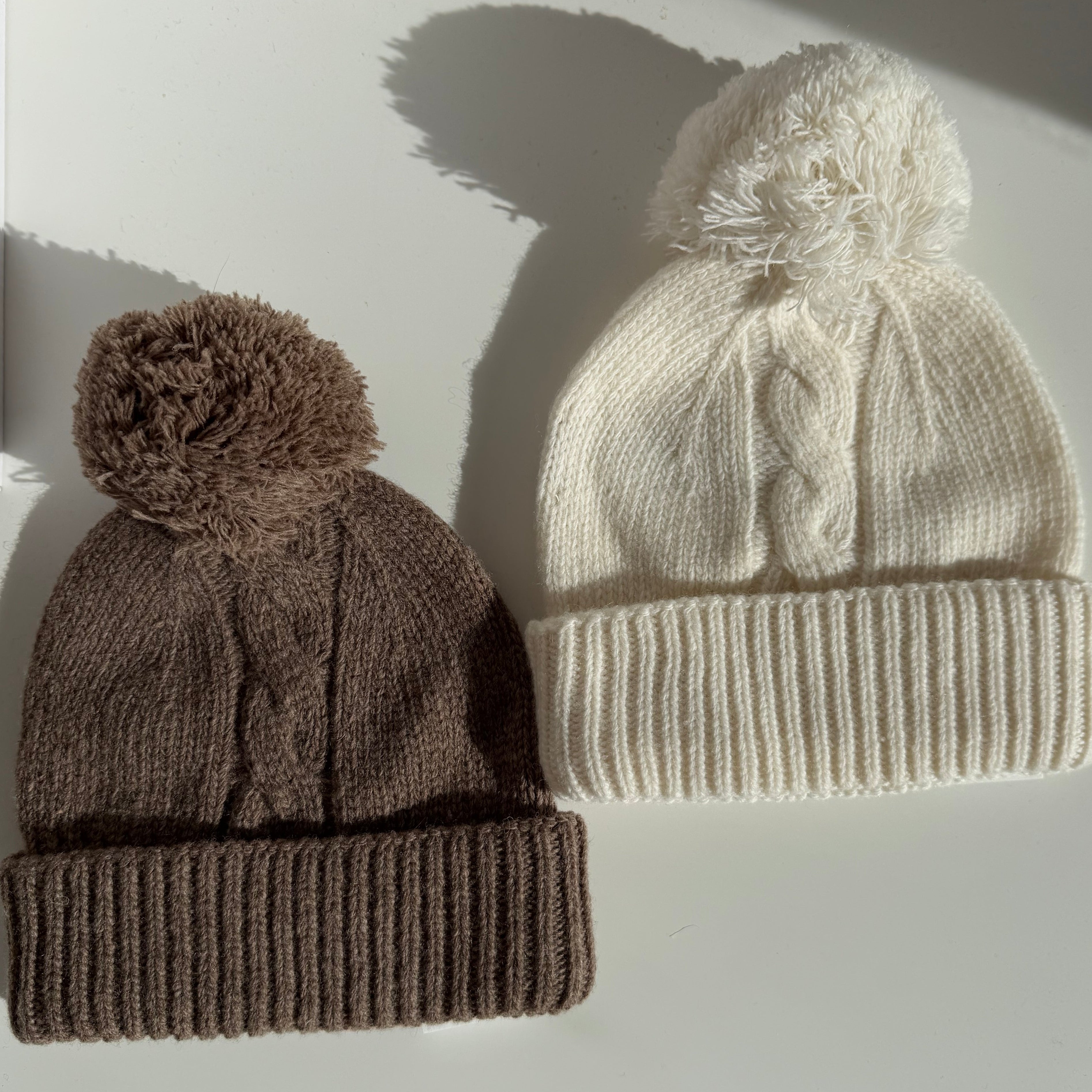 Cappello in Lana Bianco Perla Wedoble