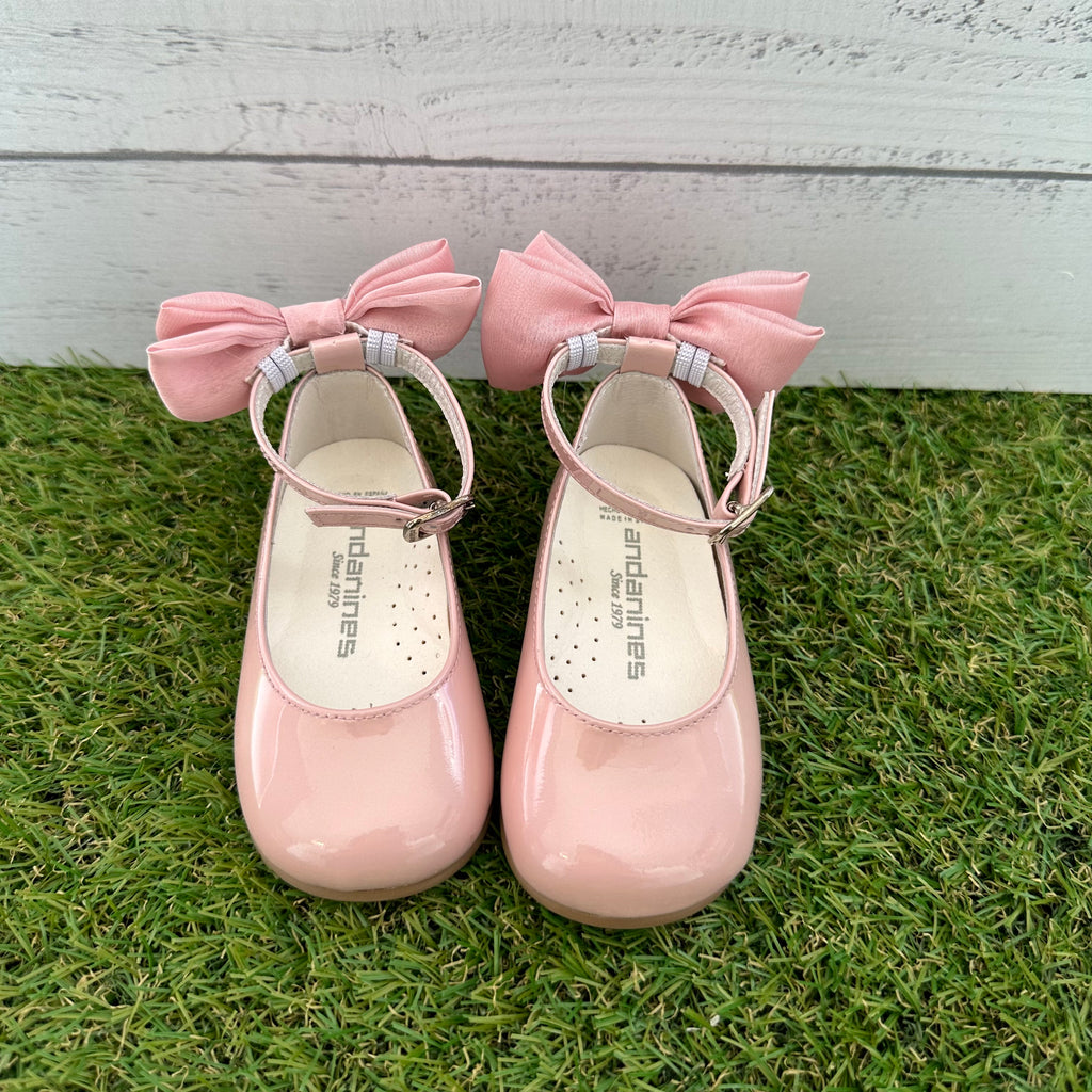 ANDANINES Ballerine eleganti con fiocco Rosa e plantare anatomico - Be Brave Boutique