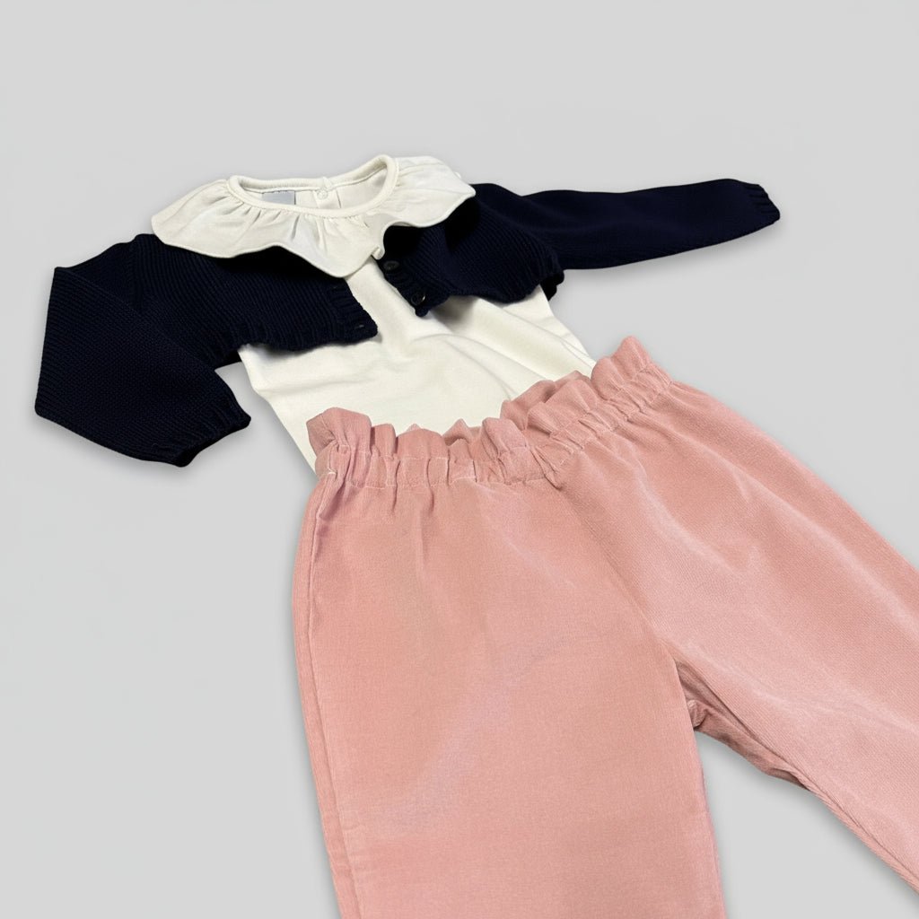 Completo Bimba Pantalone Body e scaldacuore - Be Brave Boutique
