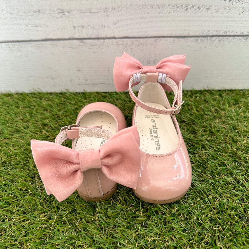 ANDANINES Ballerine eleganti con fiocco Rosa e plantare anatomico - Be Brave Boutique