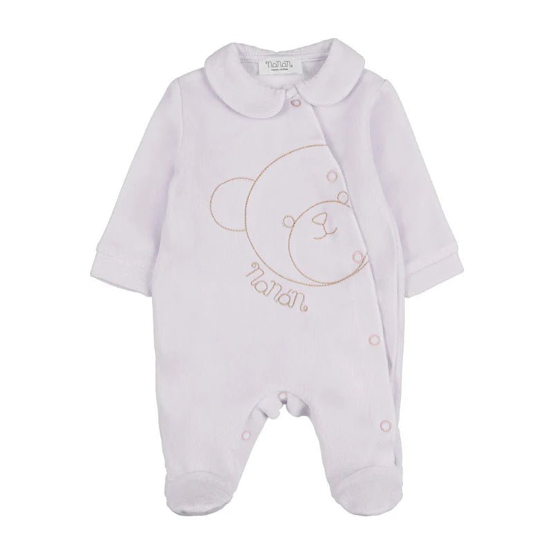 Tutina aperta davanti c/orsetto rosa - Be Brave Boutique