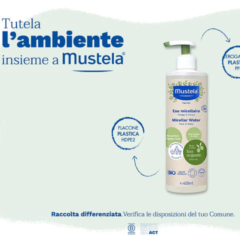 Acqua micellare certificata bio Mustela
