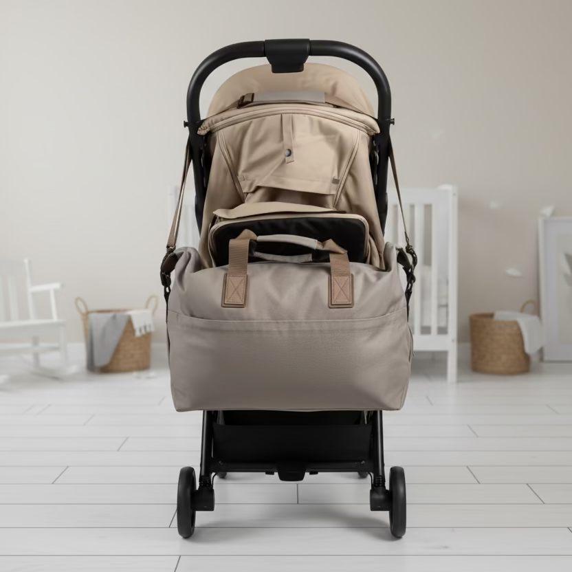 Borsa Multifunzionale adattabile al Passeggino e Personalizzabile Giraffa - Be Brave Boutique