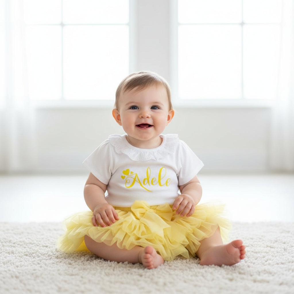 Body in cotone manica corta con colletto lavorato Bianco - Be Brave Boutique