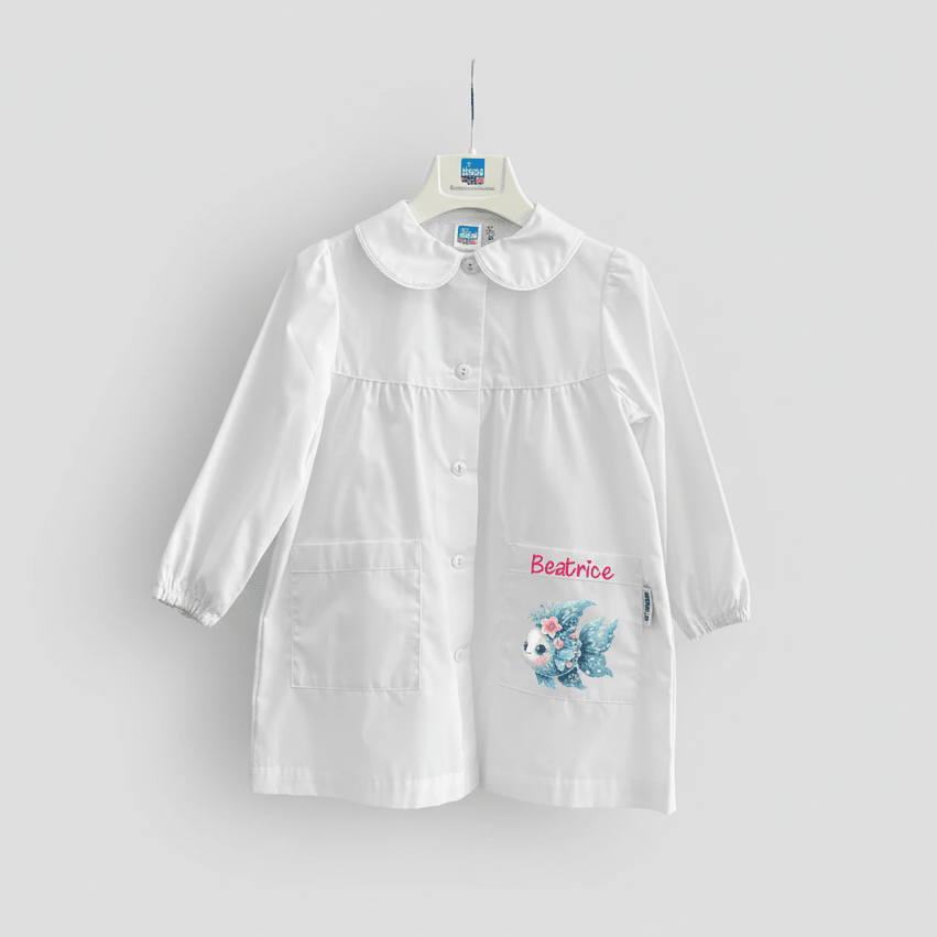 Grembiule Siggi Bimba Pesciolina Personalizzabile con nome - Be Brave Boutique