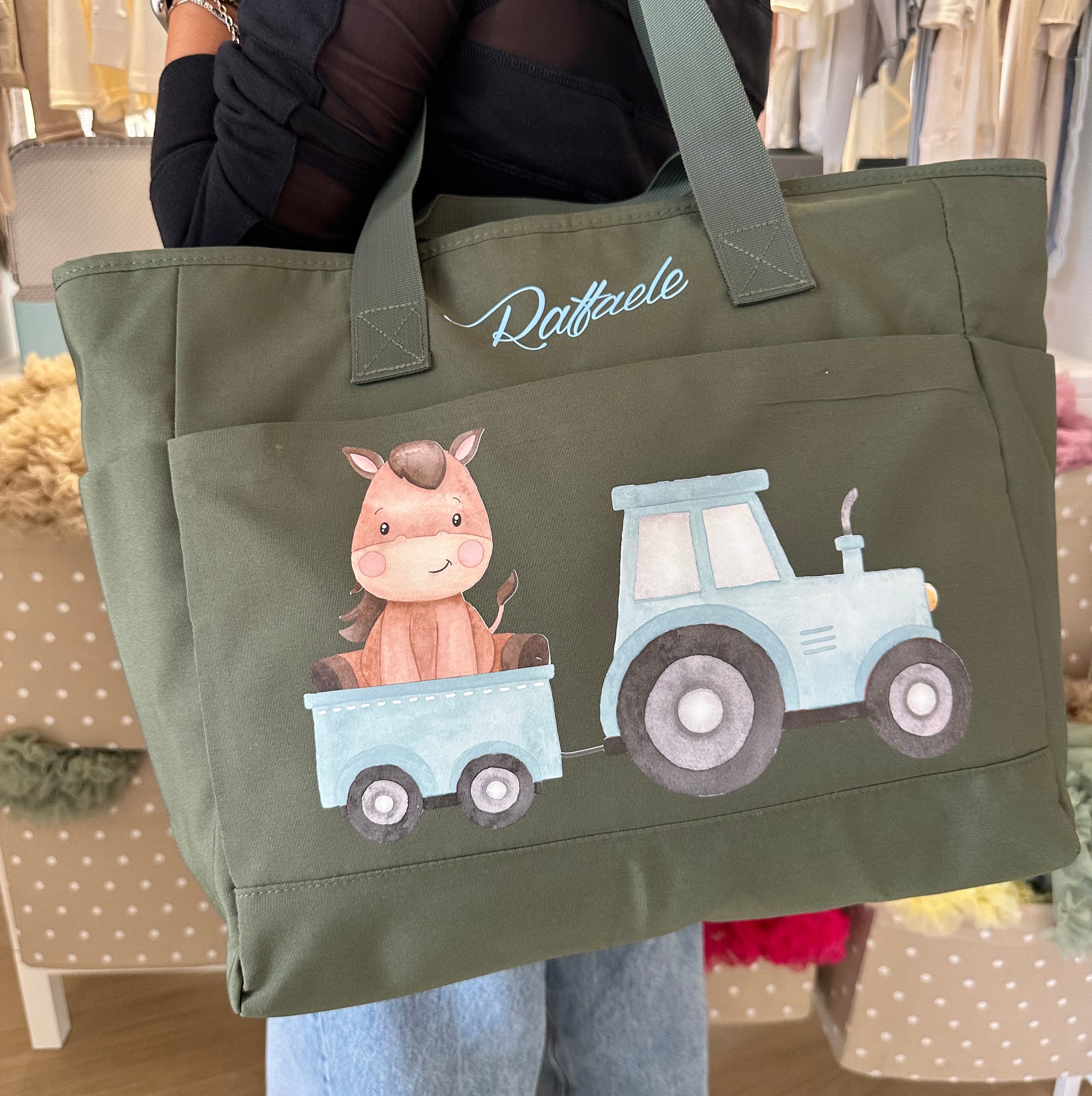 Borsa Mamma EasyMum – pratica, leggera e sempre con te Baby Horse Trattore