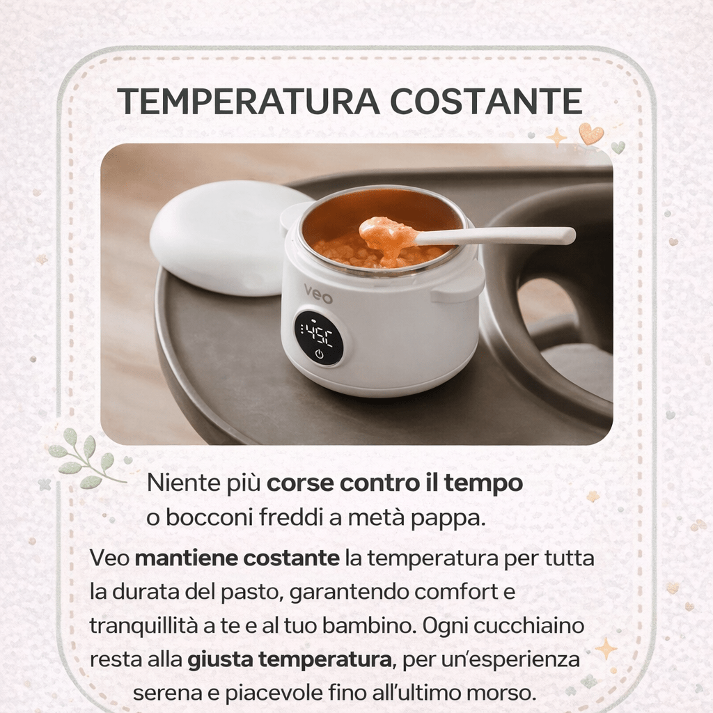 VEO - SCALDA PAPPA PORTATILE A BATTERIA CON OMAGGIO*