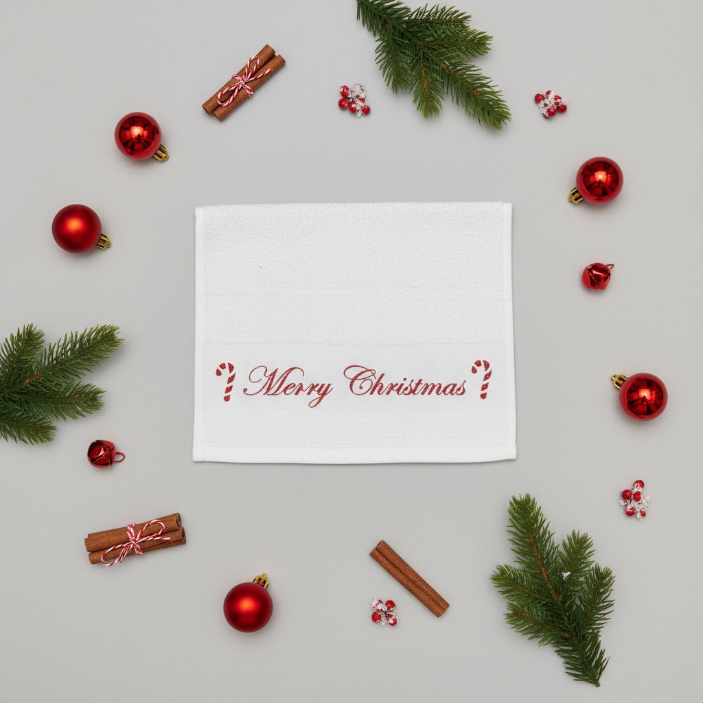 Asciugamani  Natalizio personalizzato idea regalo Natale - Be Brave Boutique