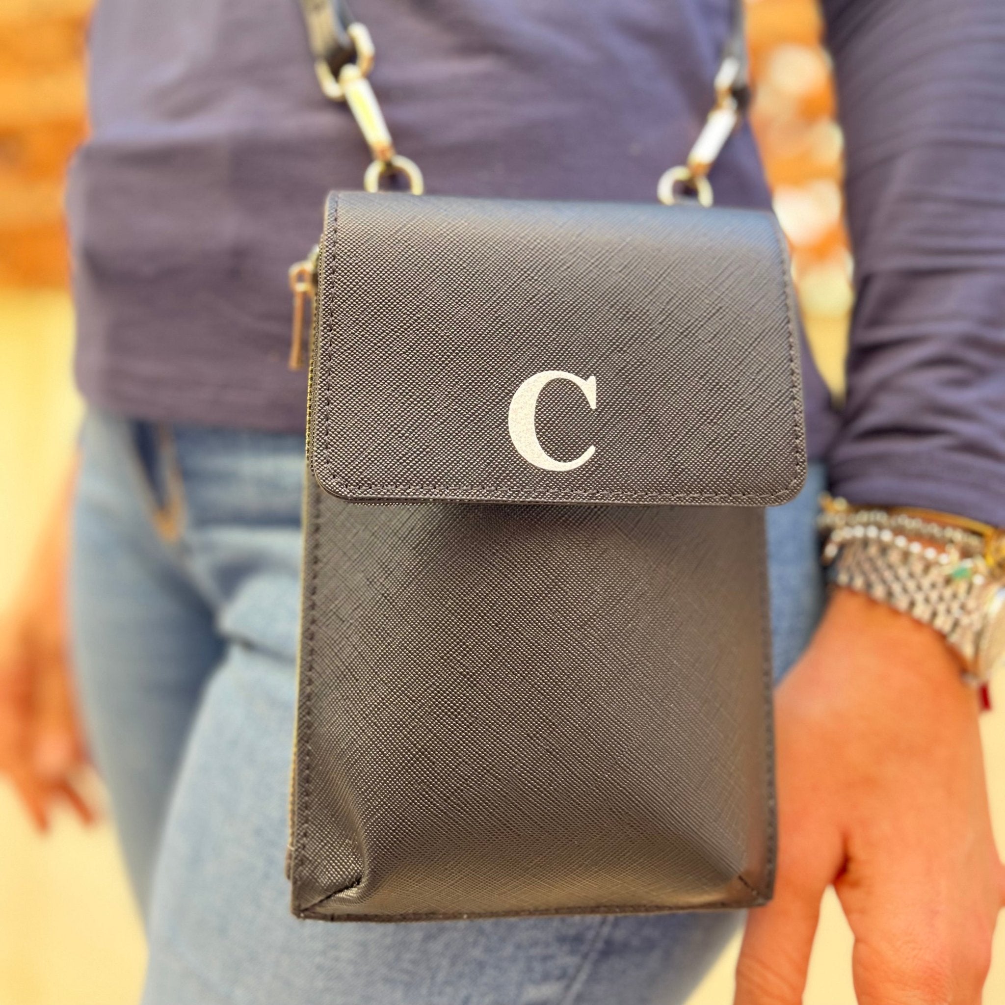 Porta cellulare personalizzabile con tracolla - Be Brave Boutique