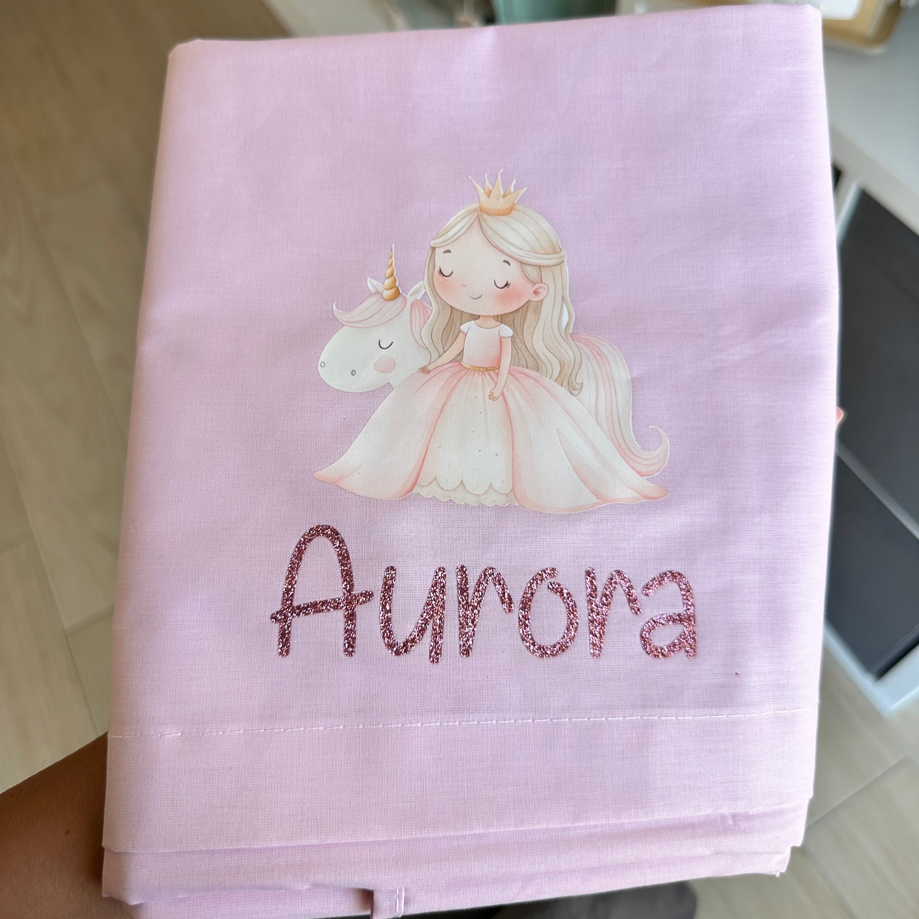 Lenzuolo personalizzabile per Asilo Sotto con ang. sopra e Federa - Be Brave Boutique