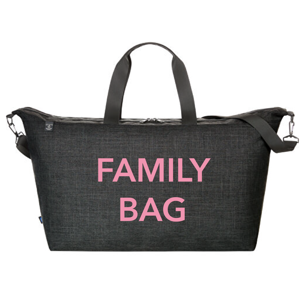 Borsone modello Family stampa FAMILY BAG - Be Brave Boutique
