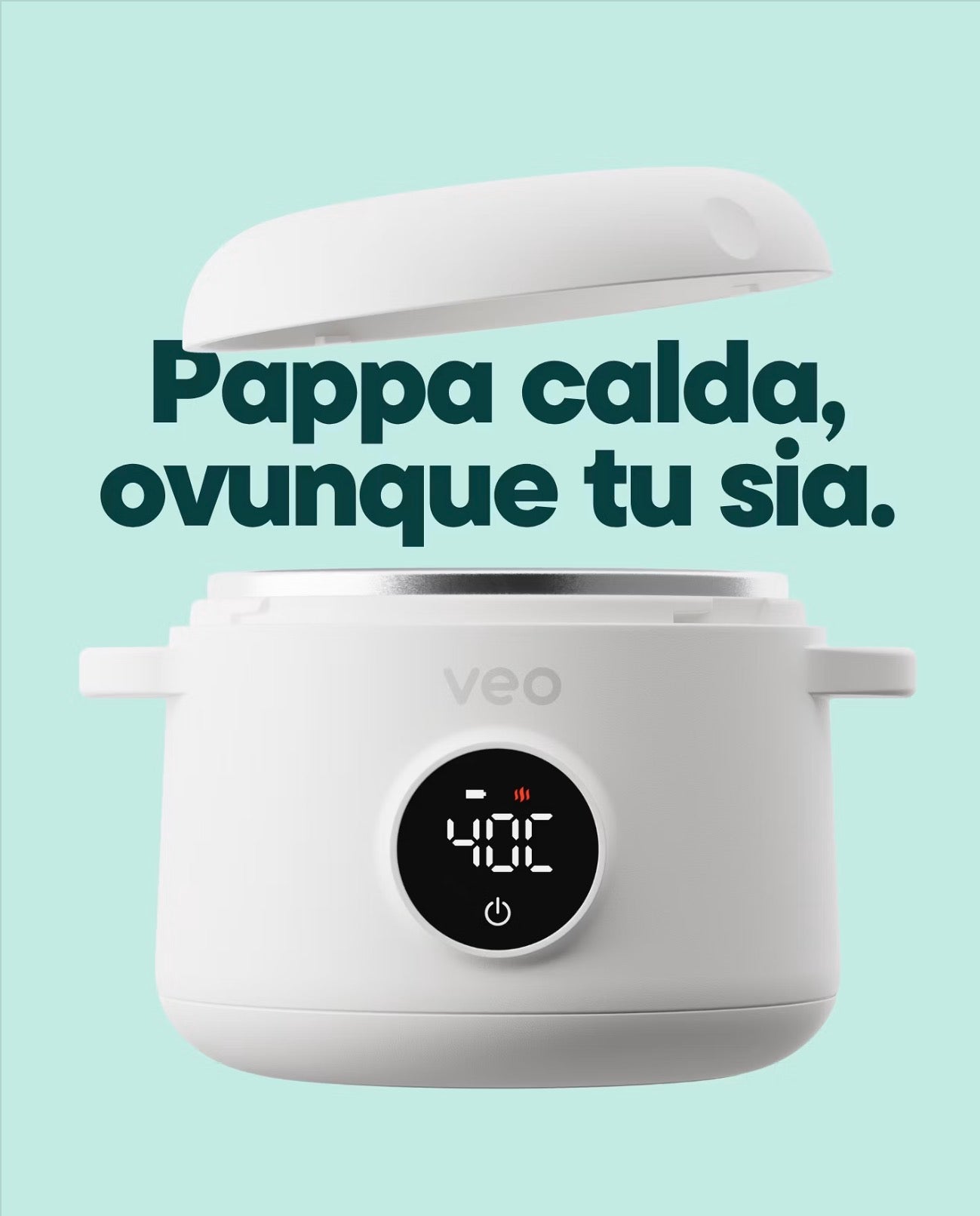 VEO - SCALDA PAPPA PORTATILE A BATTERIA CON OMAGGIO*
